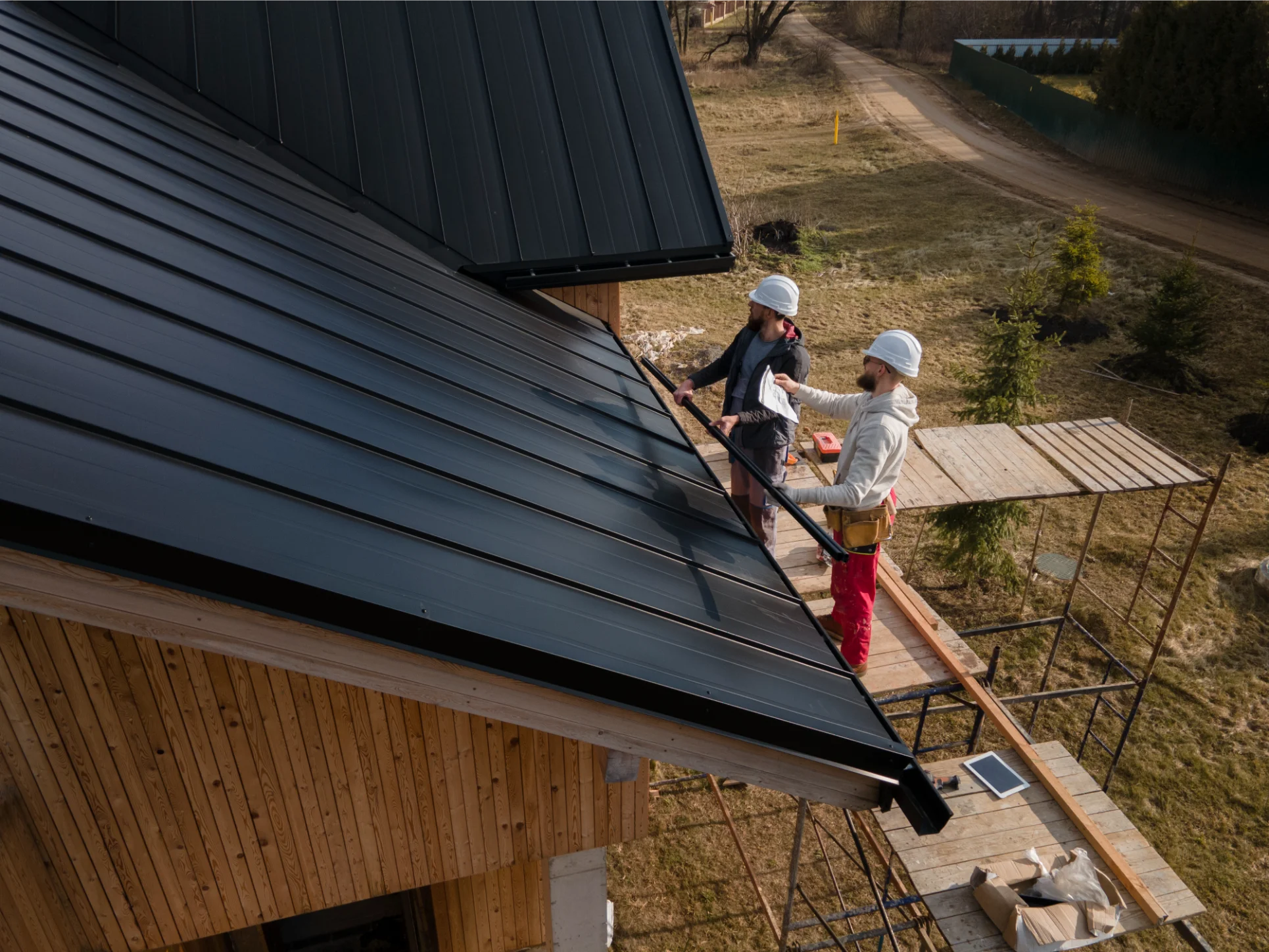 Roof installation crew North Georgia